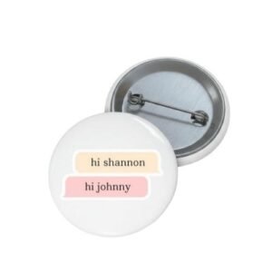 Bottons Personalizados – Shannon&Johnny