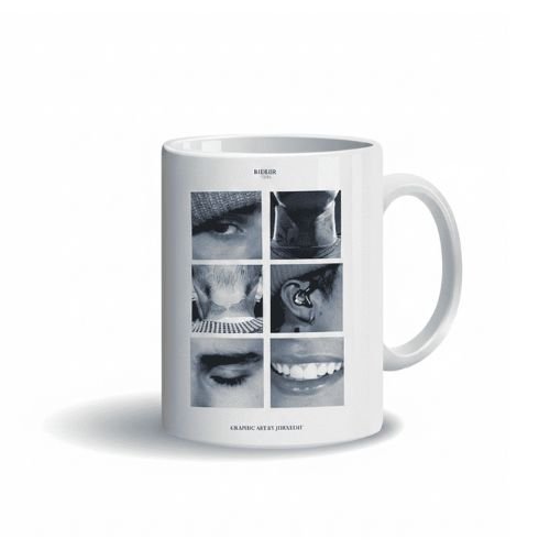 Caneca de Cerâmica - Justin Bieber Details - Choose Love