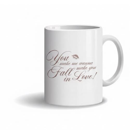 Caneca de Cerâmica - You Make Me....Sabrina - Choose Love