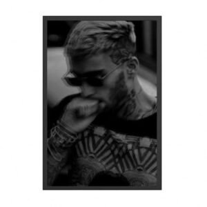Quadro com Moldura - B&W ZAYN - Choose Love
