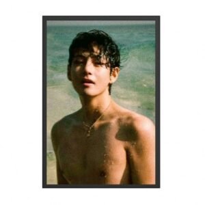 Quadro com Moldura - Taehyung - Choose Love