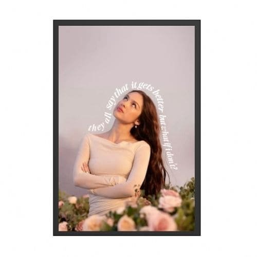 Quadro com Moldura - Olivia Rodrigo - Choose Love