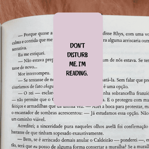 Marcador com Imã - Don't Disturb... - Choose Love