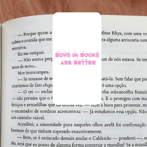 Marcador com Imã - Boys in Books... - Choose Love