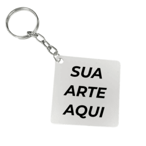 Chaveiro de Acrílico Quadrado— Personalizado