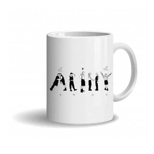 Caneca de Cerâmica - BTS - Choose Love