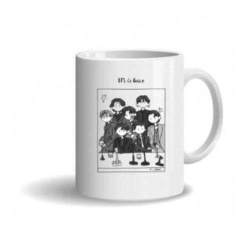 Caneca de Cerâmica - BTS - Choose Love