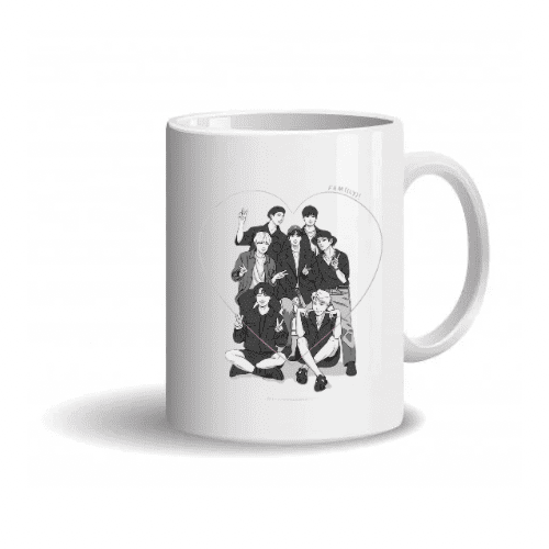 Caneca de Cerâmica - BTS - Choose Love