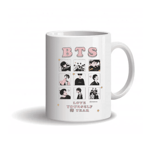 Caneca de Cerâmica - BTS - Choose Love