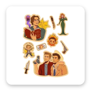 Cartelas de Stickers — Supernatural