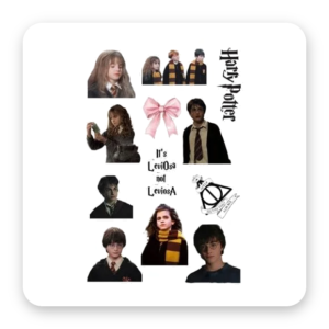Cartelas de Stickers — Harry Potter