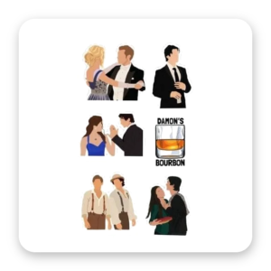 Cartelas de Stickers — The Vampires Diaries