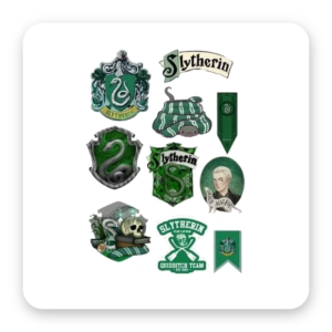 Cartelas de Stickers — Slytherin