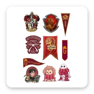 Cartelas de Stickers — Gryffindor